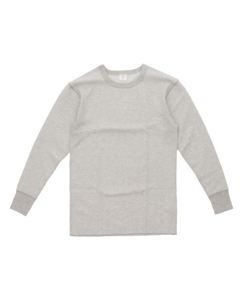 JEMORGAN(ジェーイーモーガン)の「JEMORGAN ワッフル長袖 クルーネック(Tシャツ/カットソー・メンズ・ネイビー/ブラック/ナチュラル/杢グレー/ホワイト・XL/M/L/S)」の3枚目の写真