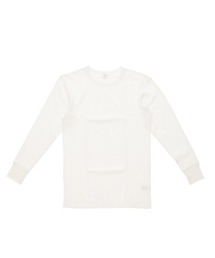JEMORGAN ワッフル長袖 クルーネック