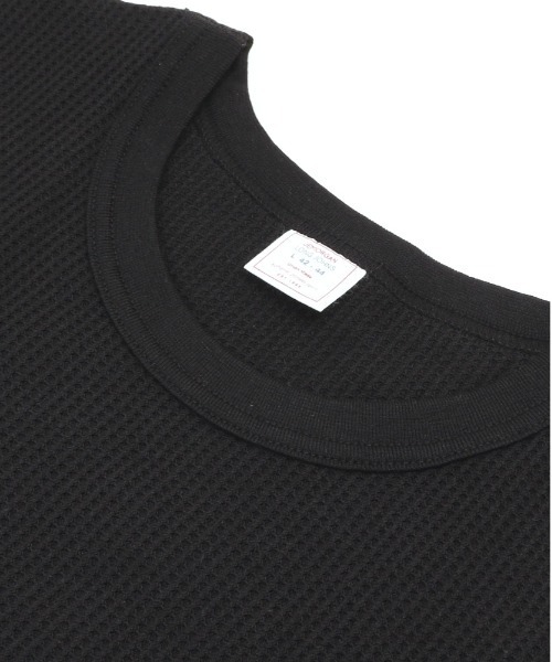 JEMORGAN(ジェーイーモーガン)の「JEMORGAN ワッフル長袖 クルーネック(Tシャツ/カットソー・メンズ・ネイビー/ブラック/ナチュラル/杢グレー/ホワイト・XL/M/L/S)」の11枚目の写真