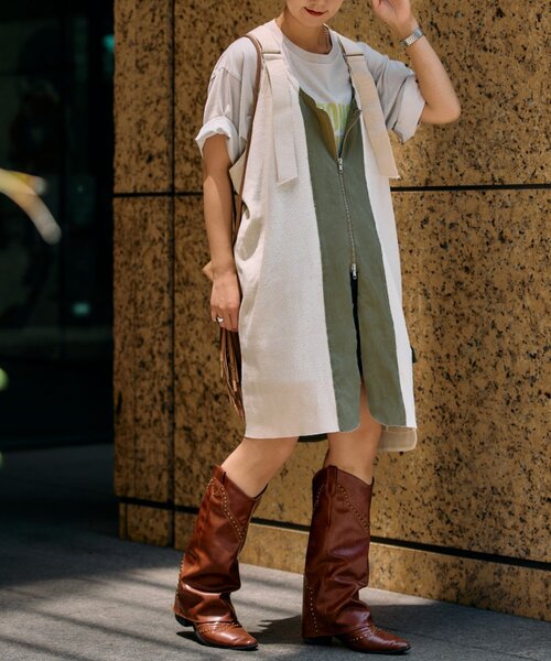 etsinta（エシンタ）の「etsintaリメイクミリタリーベスト（ベスト・レディース・カーキ・ONE SIZE）」の7枚目の写真