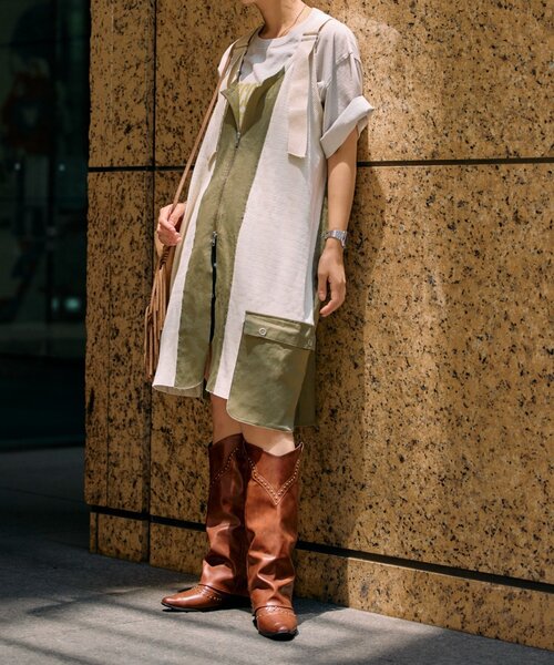 etsinta（エシンタ）の「etsintaリメイクミリタリーベスト（ベスト・レディース・カーキ・ONE SIZE）」の11枚目の写真