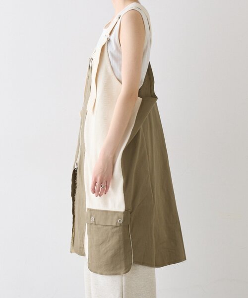 etsinta（エシンタ）の「etsintaリメイクミリタリーベスト（ベスト・レディース・カーキ・ONE SIZE）」の13枚目の写真