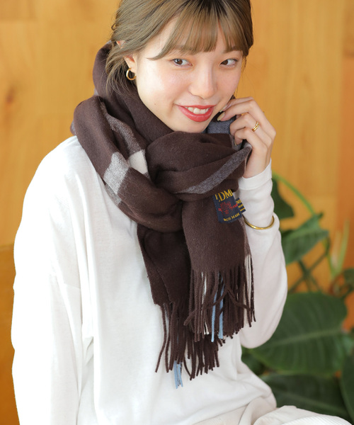 セール】《追加》【TWEEDMILL/ツイードミル】 チェックストール