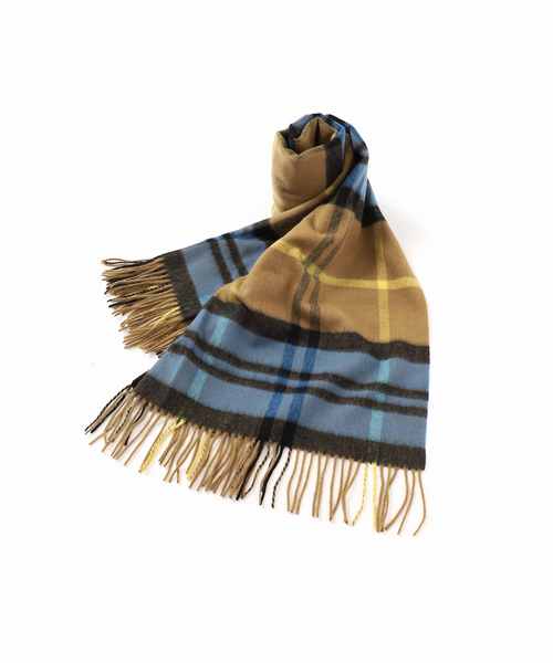 追加》【TWEEDMILL/ツイードミル】 チェックストール（マフラー