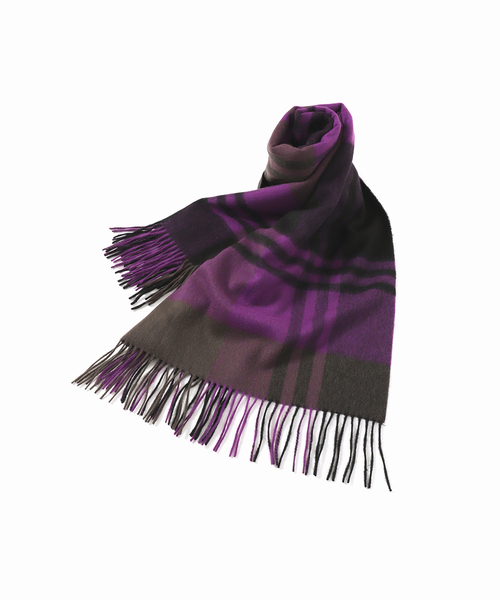 追加》【TWEEDMILL/ツイードミル】 チェックストール（マフラー