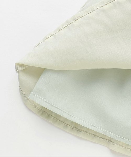 petit main（プティマイン）の「【リンク】シャーリングティアードOPセットアップ（その他ベビーウェア・キッズ・ピンク/ライトカーキ・80ｃｍ/70cm）」の7枚目の写真