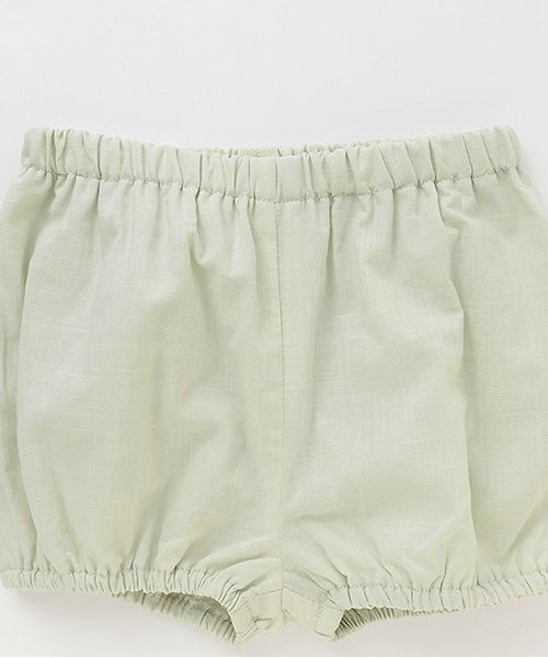 petit main（プティマイン）の「【リンク】シャーリングティアードOPセットアップ（その他ベビーウェア・キッズ・ピンク/ライトカーキ・80ｃｍ/70cm）」の8枚目の写真