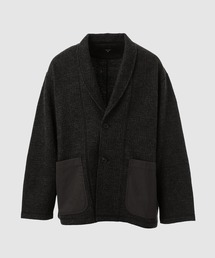 COMME des GARCONS HOMME(コム デ ギャルソン・オム)のSHETLAND CHECK SHAWL JACKET(テーラードジャケット)