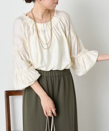 Jena espace merveilleux | リネンライクタックブラウス(シャツ/ブラウス)