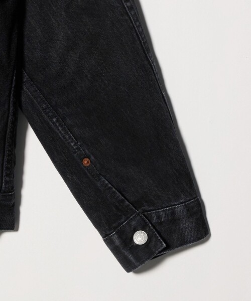 SCYE BASICS（サイベーシックス）の「【別注】＜SCYE BASICS＞TYPE1/ブラック デニムジャケット（デニムジャケット・メンズ・ブラック・38/36/40）」の4枚目の写真