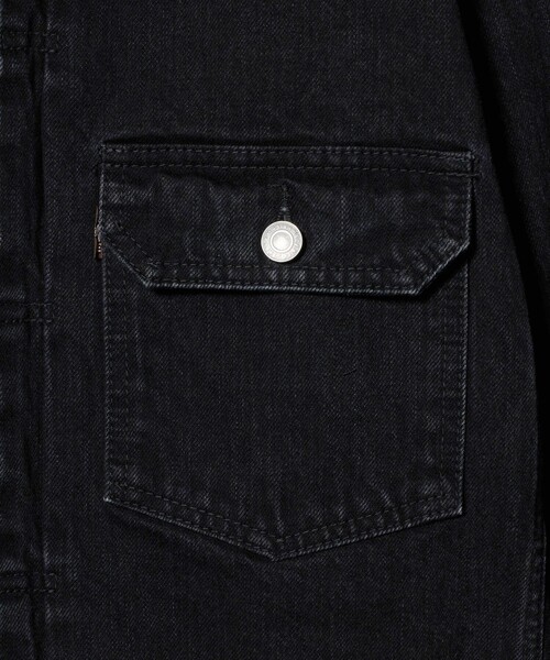 SCYE BASICS（サイベーシックス）の「【別注】＜SCYE BASICS＞TYPE1/ブラック デニムジャケット（デニムジャケット・メンズ・ブラック・38/36/40）」の6枚目の写真