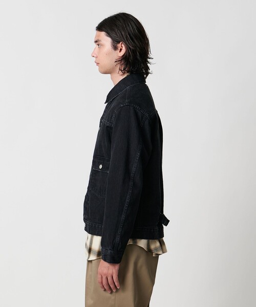 SCYE BASICS（サイベーシックス）の「【別注】＜SCYE BASICS＞TYPE1/ブラック デニムジャケット（デニムジャケット・メンズ・ブラック・38/36/40）」の17枚目の写真