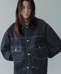 セール中☆デニムジャケット【 LOWRYS FARM 】 LOWRYS FARM ローリーズファーム デニムジャケット トラッカー