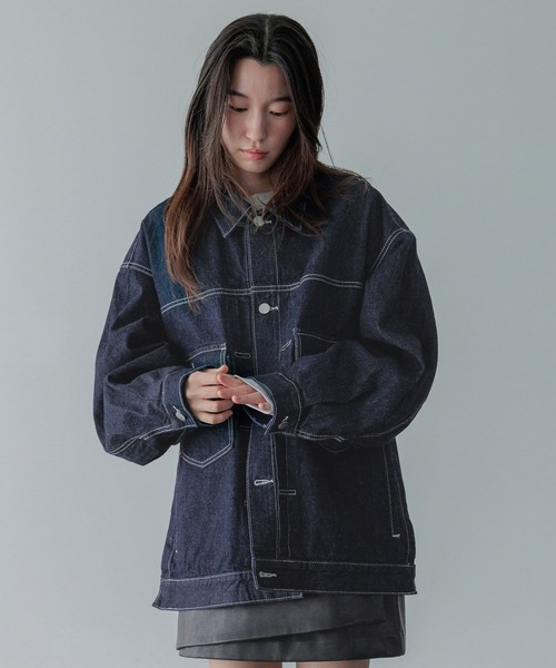 セール】【LFM(U)】デニムタックジャケット 571361（デニムジャケット