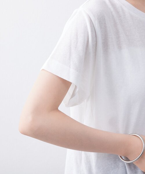 mystic(ミスティック)の「シンプルTシャツ(Tシャツ/カットソー・レディース・ブルー/オフホワイト/ブラック/ピンク・FREE)」の15枚目の写真