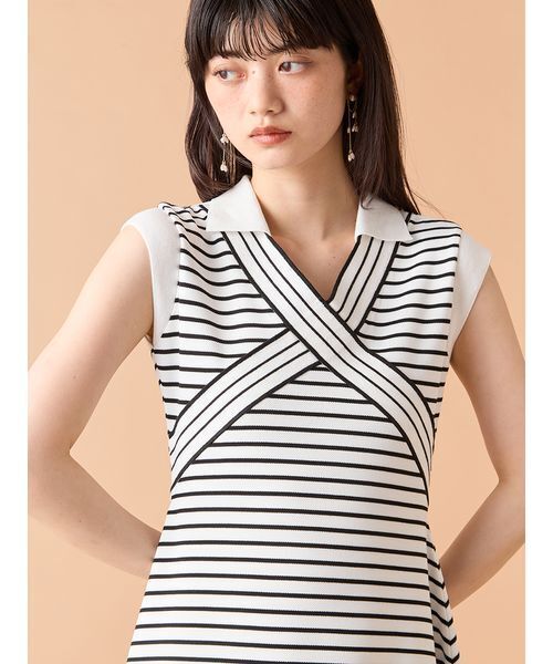 【新品】リリーブラウン　クロスカラーワンピース クロスカラーワンピース（マキシ丈/ロングワンピース）｜LILY