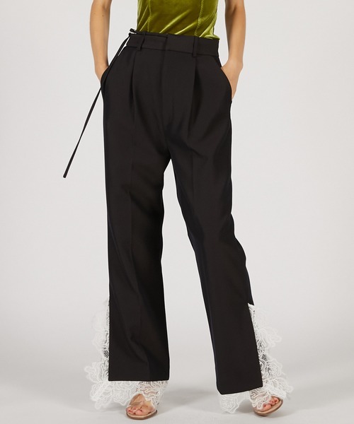 パンツ prankproject Lace-Up Tailored Pants PRANK PROJECT パンツ レースニットパンツ / Lace Knit Pants