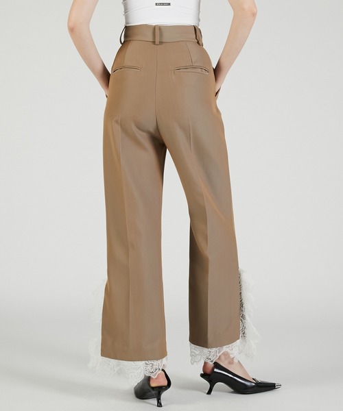 PRANK PROJECT（プランクプロジェクト）の「グランピアンズウールカットレーススラックス / Grand Pianist Wool Cut Lace Slacks（スラックス・レディース・ベージュ/ブラック・36/38）」の22枚目の写真