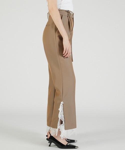 PRANK PROJECT（プランクプロジェクト）の「グランピアンズウールカットレーススラックス / Grand Pianist Wool Cut Lace Slacks（スラックス・レディース・ベージュ/ブラック・36/38）」の21枚目の写真