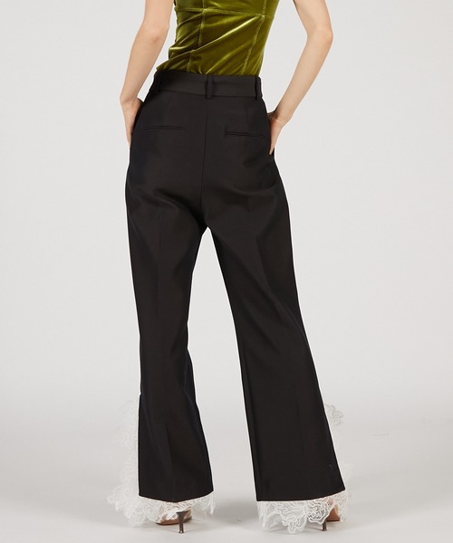PRANK PROJECT（プランクプロジェクト）の「グランピアンズウールカットレーススラックス / Grand Pianist Wool Cut Lace Slacks（スラックス・レディース・ベージュ/ブラック・36/38）」の18枚目の写真