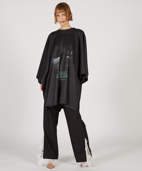 PRANK PROJECT（プランクプロジェクト）の「グランピアンズウールカットレーススラックス / Grand Pianist Wool Cut Lace Slacks（スラックス・レディース・ベージュ/ブラック・36/38）」の5枚目の写真