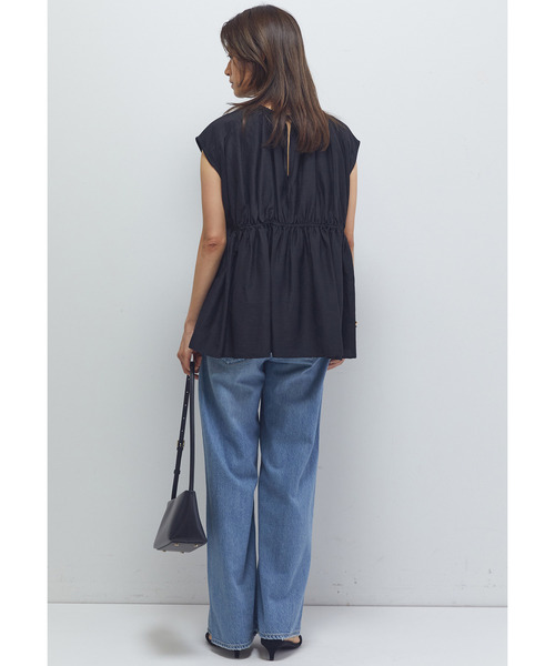 1er Arrondissement（プルミエアロンディスモン）の「ギャザーネックブラウス（シャツ/ブラウス・レディース・オフホワイト/オレンジ系その他/ブラック系その他3・FREE）」の16枚目の写真