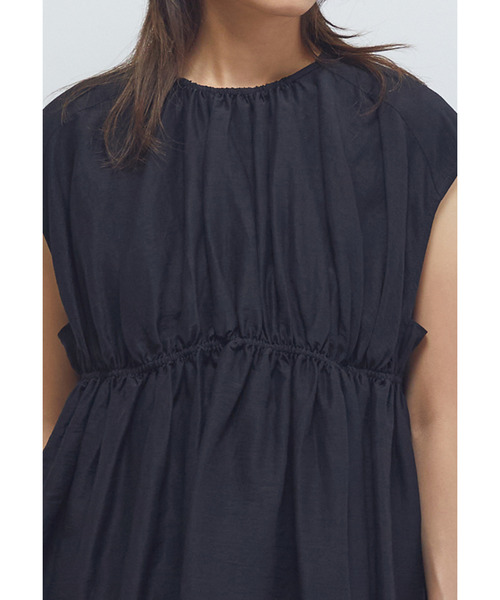 1er Arrondissement（プルミエアロンディスモン）の「ギャザーネックブラウス（シャツ/ブラウス・レディース・オフホワイト/オレンジ系その他/ブラック系その他3・FREE）」の17枚目の写真