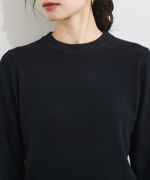 LE CERCLE par rope'（ルセルクルパーロペ）の「フレアスリーブバイカラーニットプルオーバー（ニット/セーター・レディース・ライトグレー/ベージュ系その他/ブルー系その他/ホワイト系その他6・FREE）」の20枚目の写真