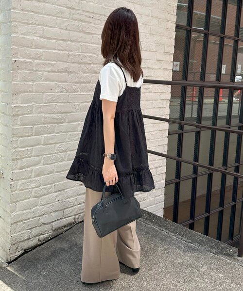 生地刺繍キャミチュニック（チュニック）｜DISCOAT（ディスコート）の