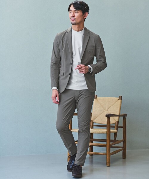 【超美品】GREEN LABEL RELAXINGセットアップ WEB限定】JUST fit ドライPEスリムセットアップ ジャケット