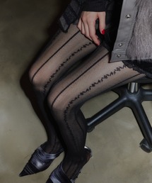 DTYYPE（ドタイプ）の「ライン柄ストッキング（タイツ/ストッキング）」