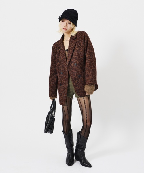 DTYYPE（ドタイプ）の「ライン柄ストッキング（タイツ/ストッキング・レディース・ホワイト/ブラック/グレー・FREE）」の14枚目の写真