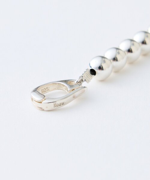 Whim Gazette(ウィムガゼット)の「【Hoaw.】シルバービース ショートネックレス(ネックレス・レディース・シルバー系その他4・FREE)」の5枚目の写真