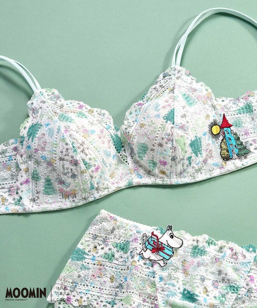 セール】【ムーミンコラボ】MOOMIN × une nana cool 364 レース ノン