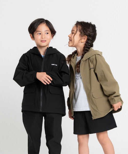 COMME CA ISM（コムサイズム）の「【撥水加工】洗える マウンテンパーカー / セットアップ対応（ブルゾン・キッズ・ブラック/カーキ・120cm/130cm/150cm）」の11枚目の写真