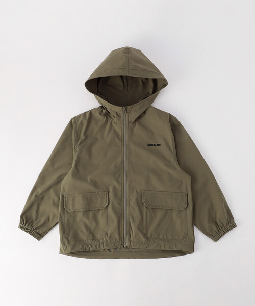 COMME CA ISM（コムサイズム）の「【撥水加工】洗える マウンテンパーカー / セットアップ対応（ブルゾン・キッズ・ブラック/カーキ・120cm/130cm/150cm）」の3枚目の写真