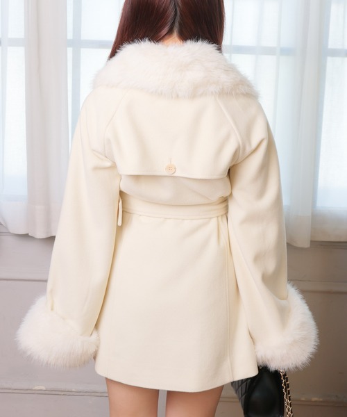 ケープライクフレアスリーブコート（その他アウター）｜LIPSERVICE