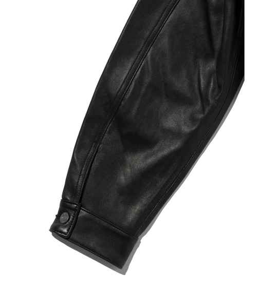 LEVI’S PREMIUM BLACK TYPEⅡ TRUCKER LEATH Levi's/リーバイス PREMIUM BLACK TYPEⅡ TRUCKER LEATHER