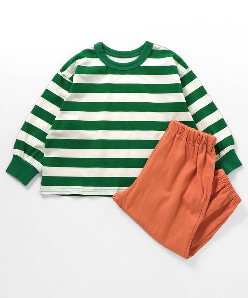 BREEZE（ブリーズ）の「【WEB限定】バラエティーパジャマ（ルームウェア/パジャマ・キッズ・ブラック/ラベンダー/ピンク/グリーン/オフホワイト/ブルー・150/140/120/110/100/90/130）」の4枚目の写真