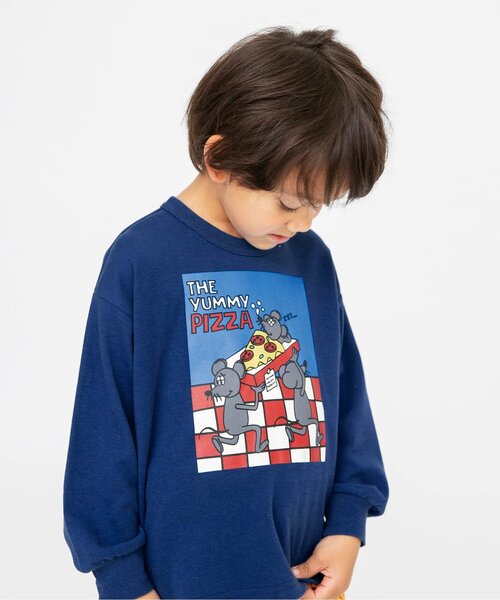 BREEZE（ブリーズ）の「【WEB限定】バラエティーパジャマ（ルームウェア/パジャマ・キッズ・ブラック/ラベンダー/ピンク/グリーン/オフホワイト/ブルー・150/140/120/110/100/90/130）」の7枚目の写真