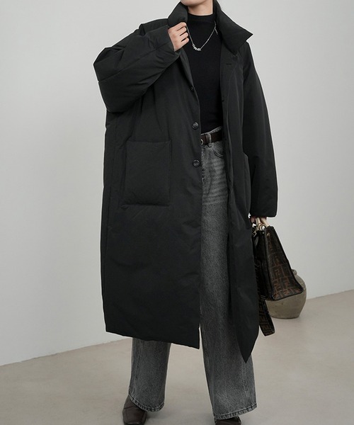 中綿 ボリューム ロングダウンコート culw860（ダウンジャケット