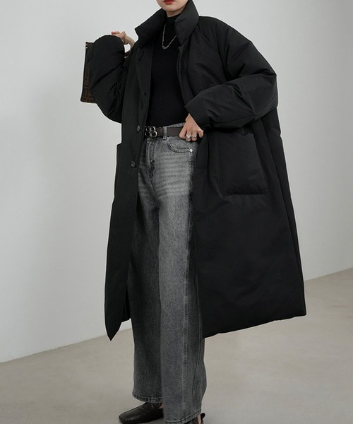 中綿 ボリューム ロングエコダウンコート culw860（ダウンジャケット