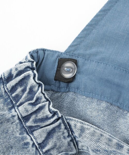 X-girl Stages（エックスガールステージス）の「モチーフポケットジャンパースカート（ジャンパースカート・キッズ・ブラック/ブルー・140cm/110cm/120cm/90cm/130cm/80ｃｍ/100cm）」の7枚目の写真