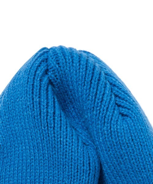 430（フォーサーティ）の「mko13044-DAMAGE BEANIE ビーニー ニット帽(25-170)（ニットキャップ/ビーニー・メンズ・ブラック/アイボリー/ブルー/オレンジ・FREE）」の7枚目の写真