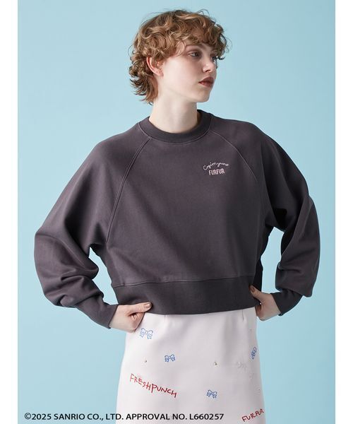 FURFUR（ファーファー）の「こぎみゅんプリントスウェット（スウェット・レディース・ピンク/ホワイト/チャコールグレー/グレー・F）」の5枚目の写真