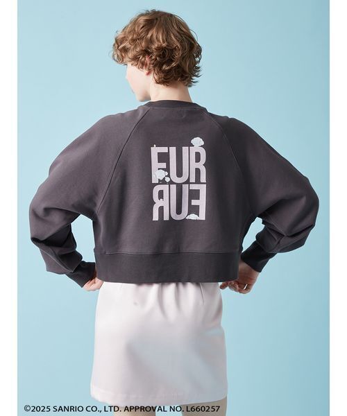 FURFUR（ファーファー）の「こぎみゅんプリントスウェット（スウェット・レディース・ピンク/ホワイト/チャコールグレー/グレー・F）」の6枚目の写真
