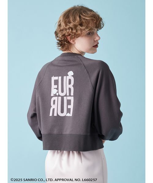 FURFUR（ファーファー）の「こぎみゅんプリントスウェット（スウェット・レディース・ピンク/ホワイト/チャコールグレー/グレー・F）」の7枚目の写真