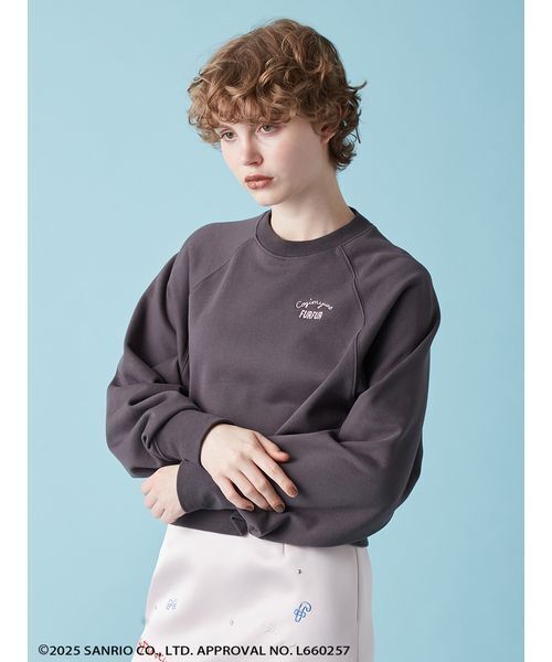 FURFUR（ファーファー）の「こぎみゅんプリントスウェット（スウェット・レディース・ピンク/ホワイト/チャコールグレー/グレー・F）」の9枚目の写真