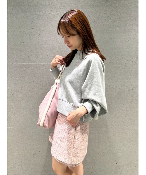 FURFUR（ファーファー）の「こぎみゅんプリントスウェット（スウェット・レディース・ピンク/ホワイト/チャコールグレー/グレー・F）」の21枚目の写真