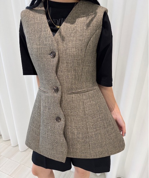 WAVE BONDING FLARE VEST（ベスト）｜Ameri（アメリ）の